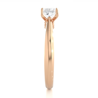 Lunara Ring - 0.8 ct princess