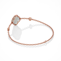 Mother of Pearl clover bracelet