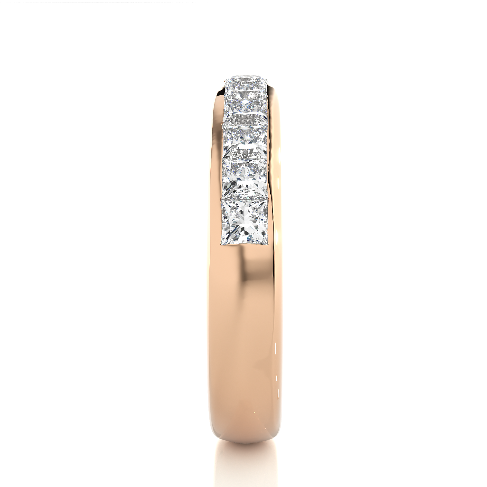 Princess Spark Half Eternity Band