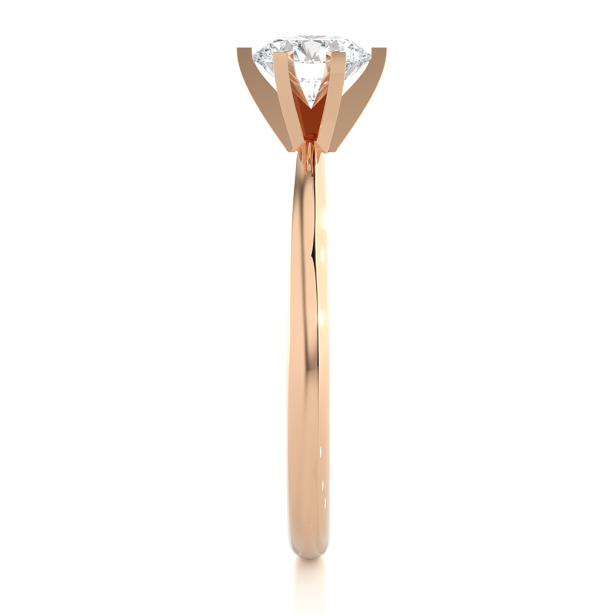 Ecliptic Glow Ring - 1.2 ct round