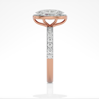 Seraphina Halo Ring - 1ct Oval