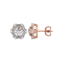 2 ct Infinite glow studs - Basket setting