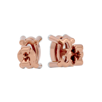 0.5 cts Oval studs - Basket Setting