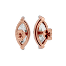 4 ct Marquise studs - Basket studs
