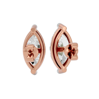 4 ct Marquise studs - Basket studs