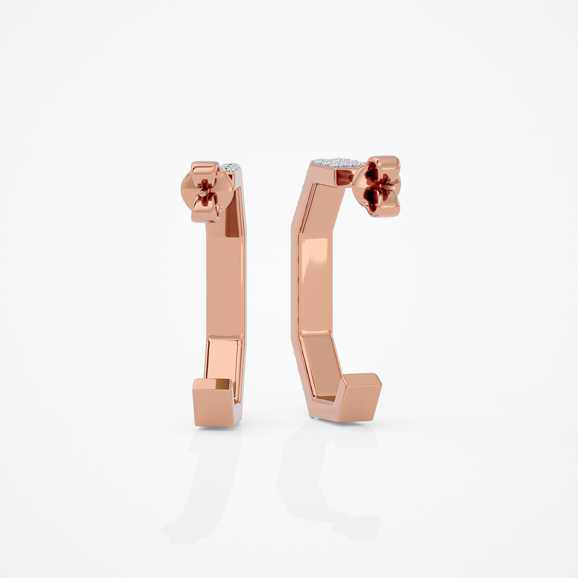 Zara Edge Hoops