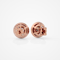 Amora Round Studs - 2.4 Round