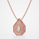 Pink Pear Pendant