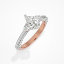 Serene Dewdrop Ring - 1.9 ct Pear