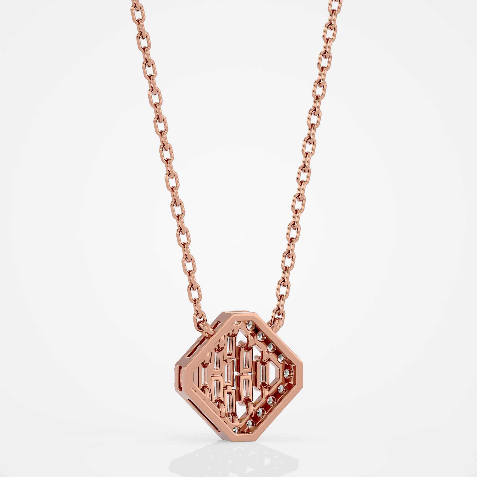 Baguette Necklace