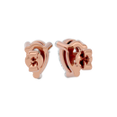 0.5 ct Pear studs - Basket setting
