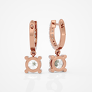 Halo Drop Earrings