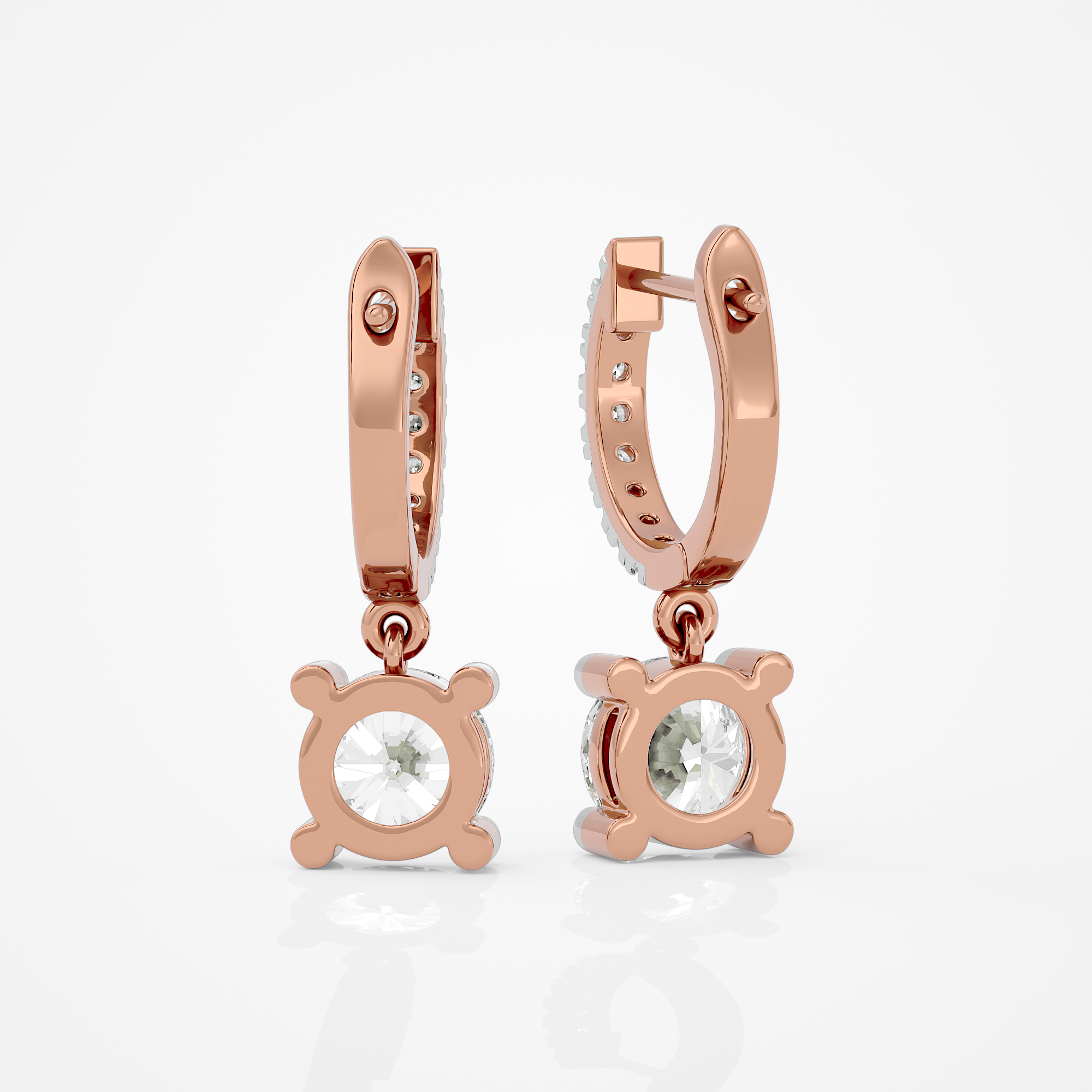 Halo Drop Earrings