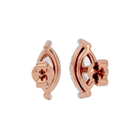 1 ct Marquise studs - Basket setting