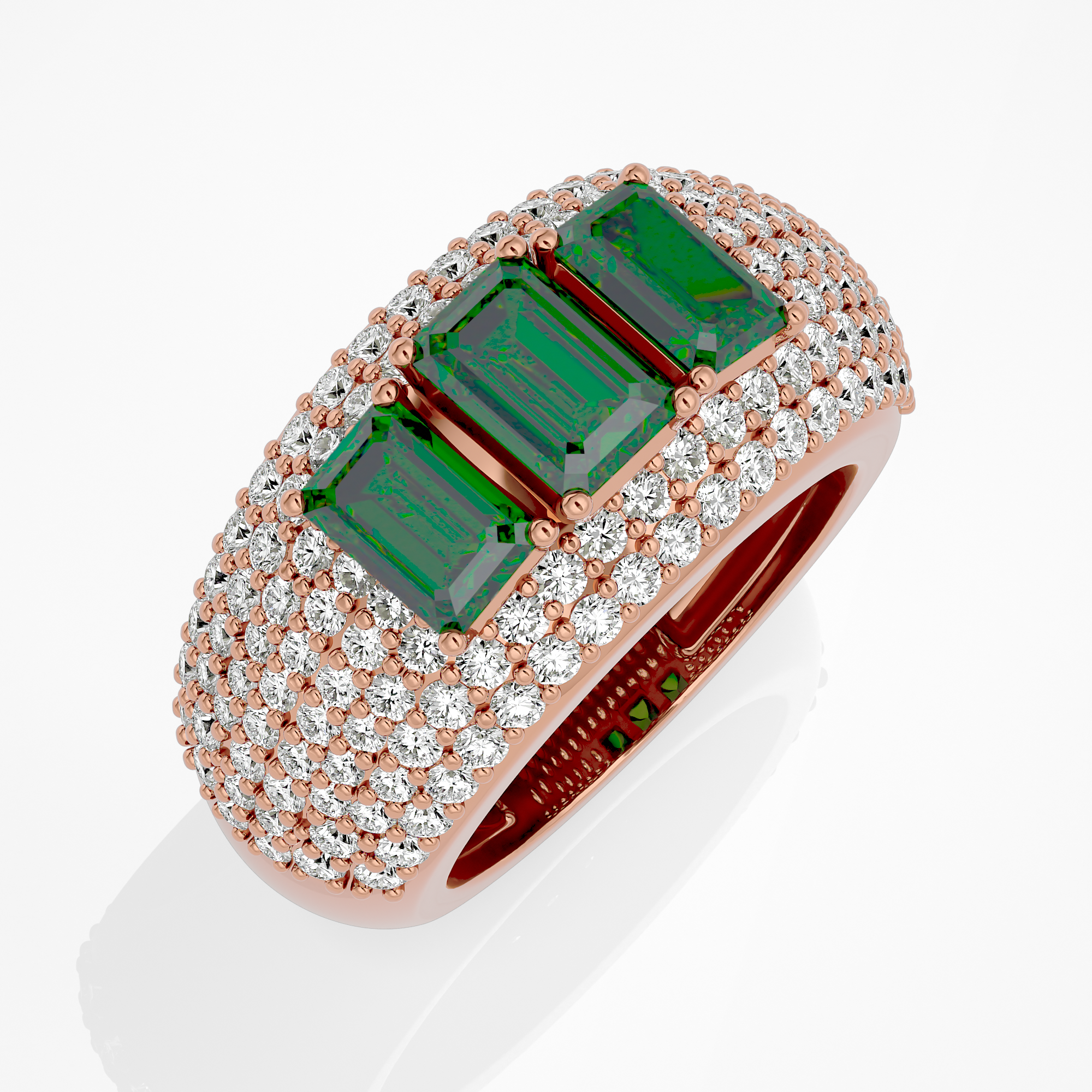Emerald Majesty Ring