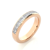 Princess Spark Half Eternity Band