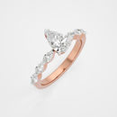 Celeste Pear Ring - 1 ct Pear