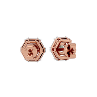 2 ct Infinite glow studs - Basket setting