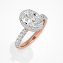 Seraphina Halo Ring - 1ct Oval