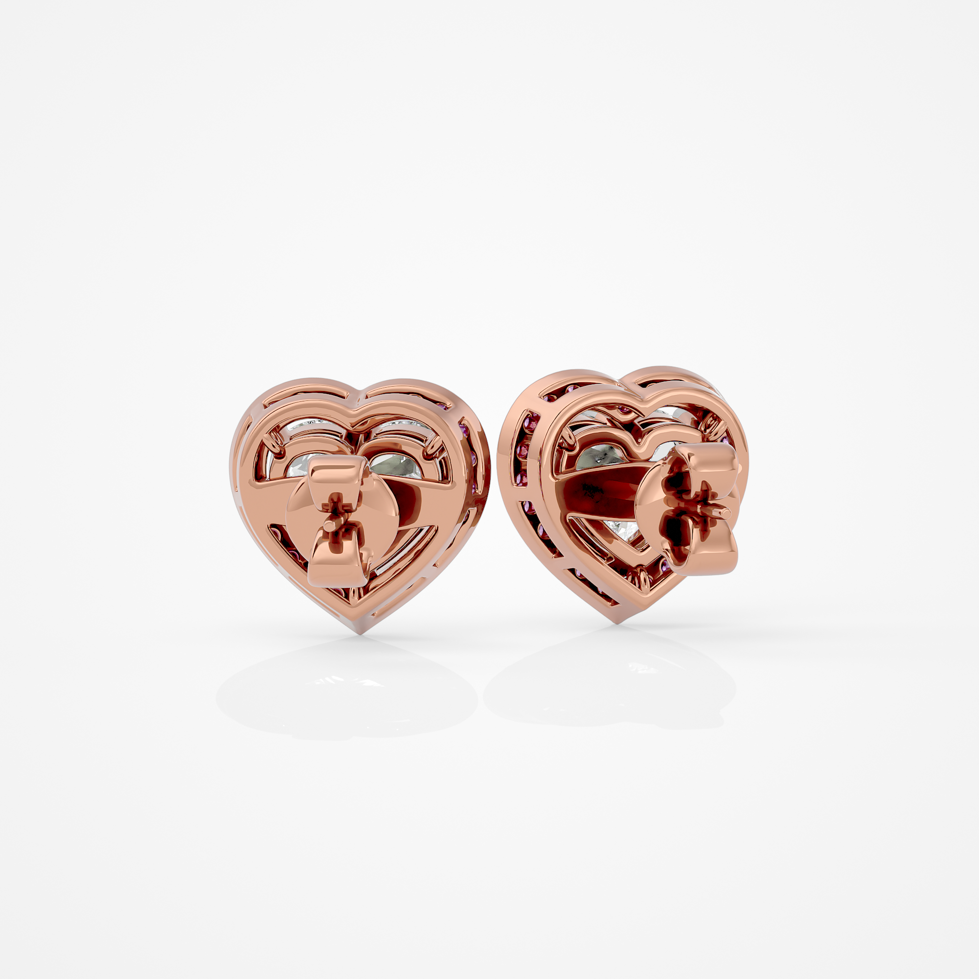Amora Heart Studs