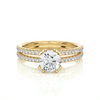 Aurora Twist Ring - 0.8 ct round
