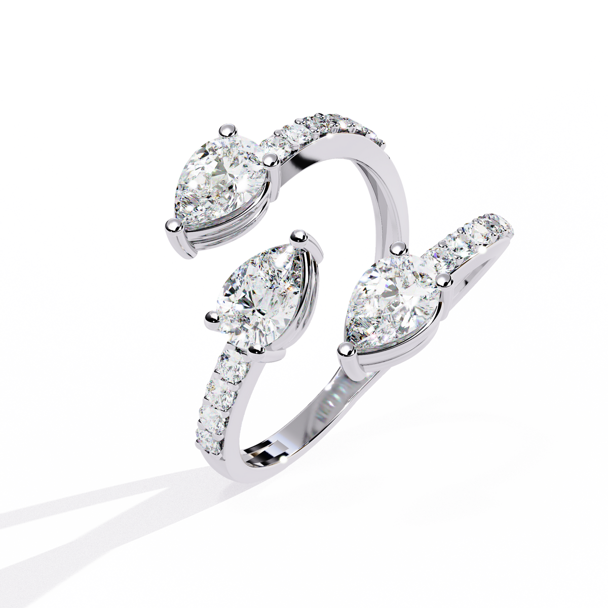 14 kt / White Gold / 7