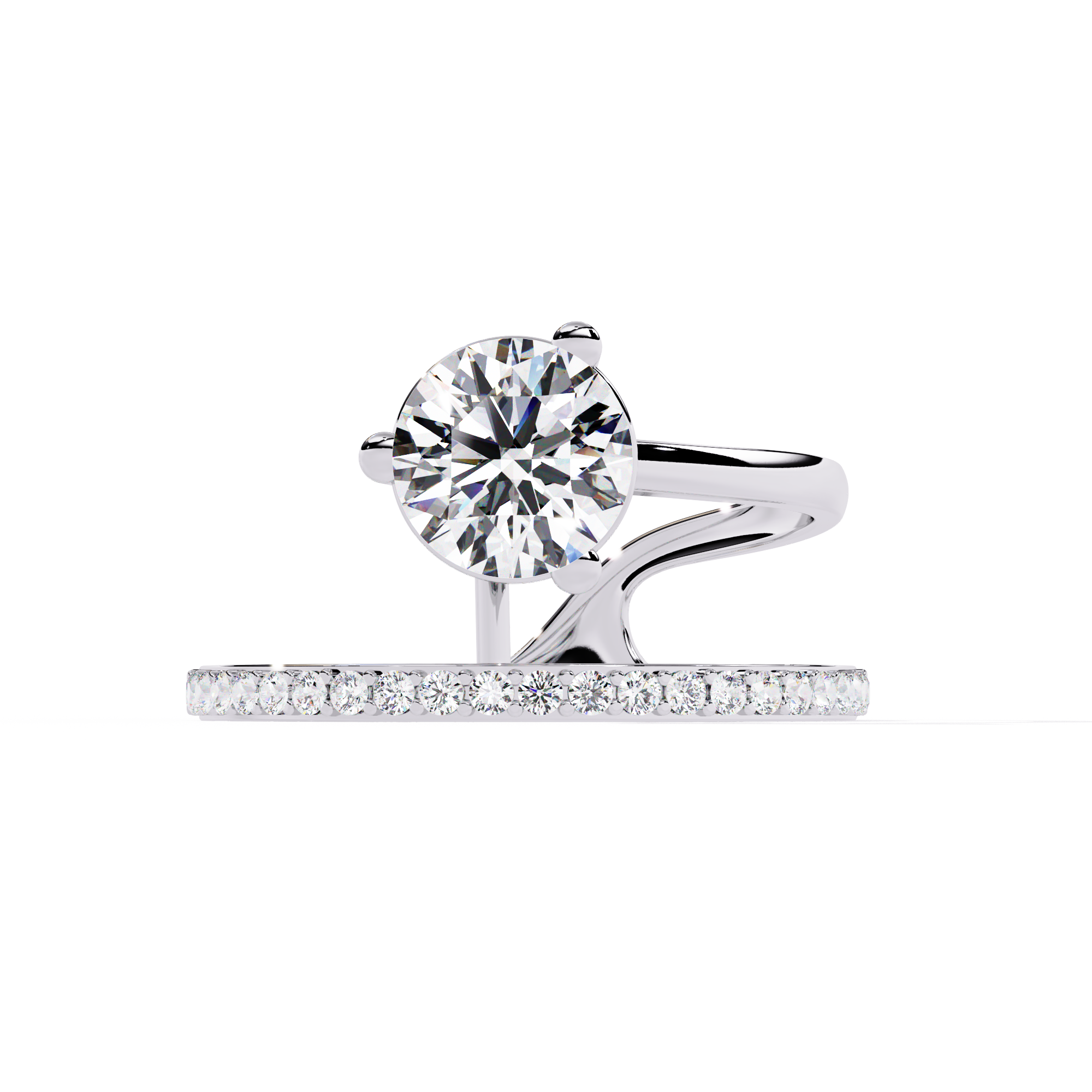 Élan ring - 1.3 ct round