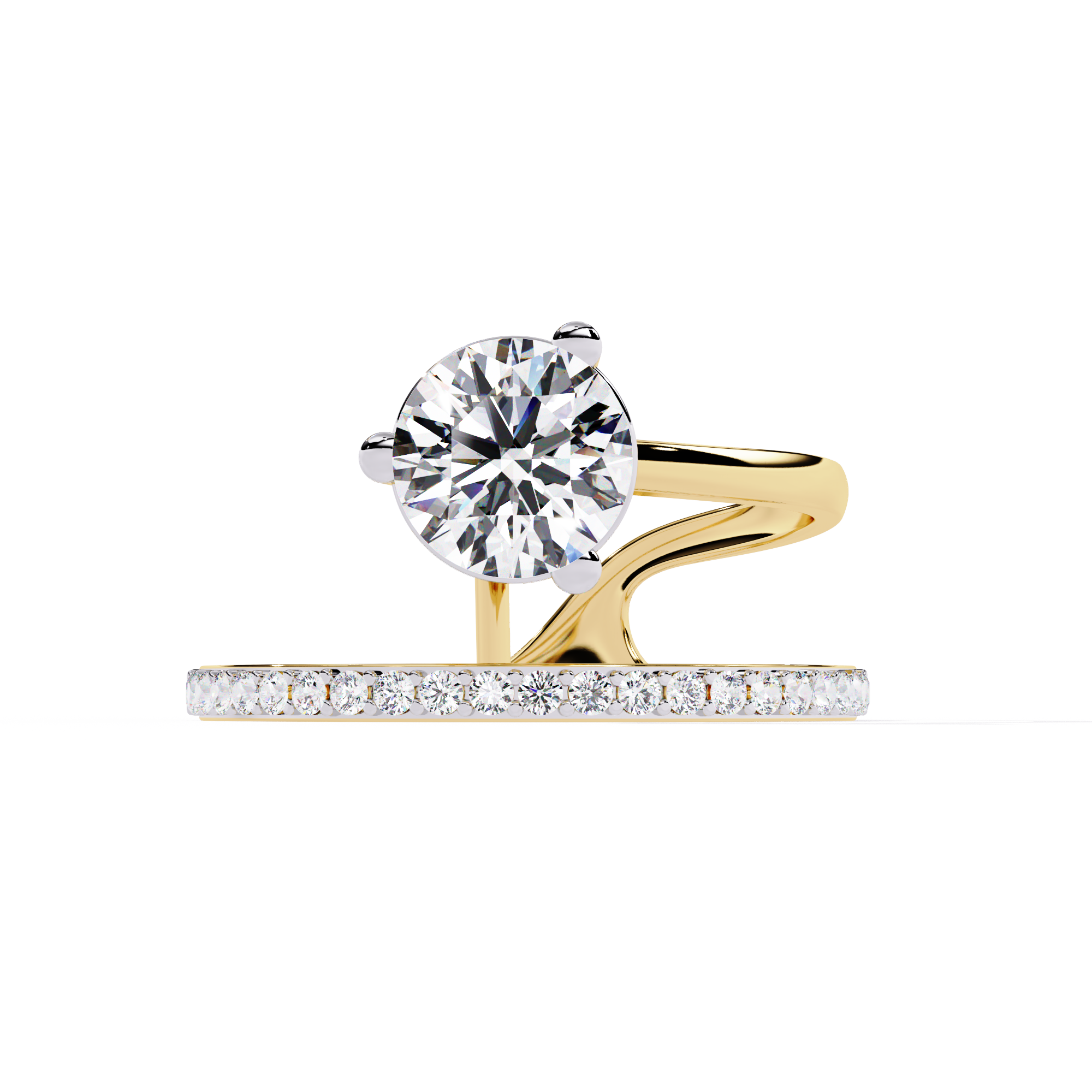 Élan ring - 1.3 ct round