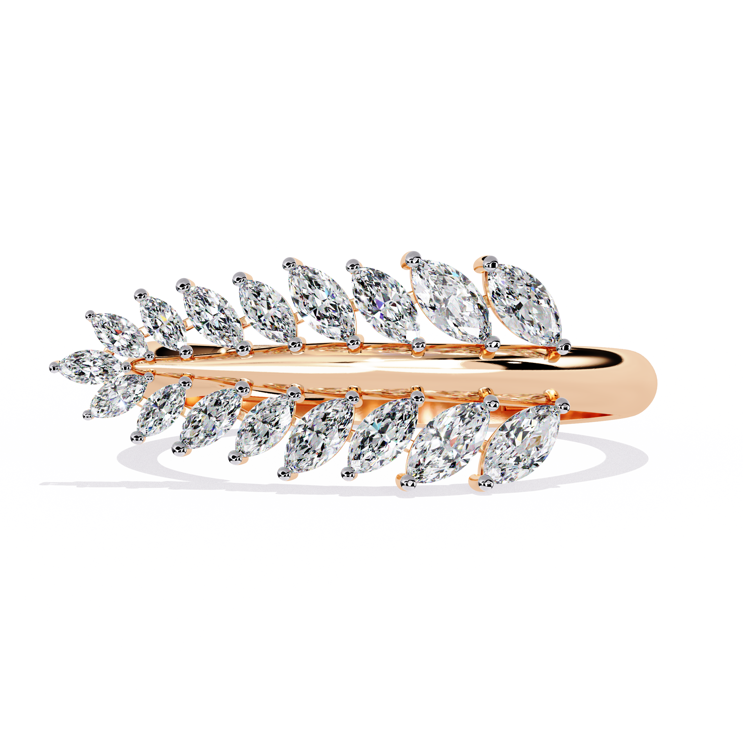 Aara Leaf Ring