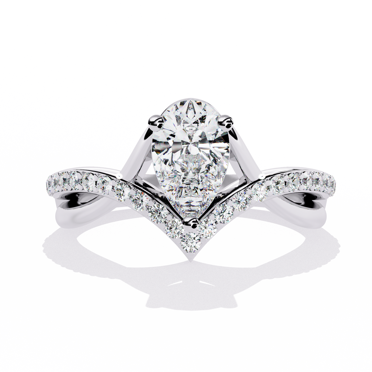 14 kt / White Gold / 7