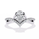 Celestia Ring - 0.7 ct pear