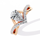 Celestia Ring - 0.7 ct pear