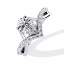 Celestia Ring - 0.7 ct pear