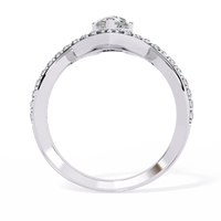 Celestia Ring - 0.7 ct pear
