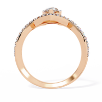 Celestia Ring - 0.7 ct pear