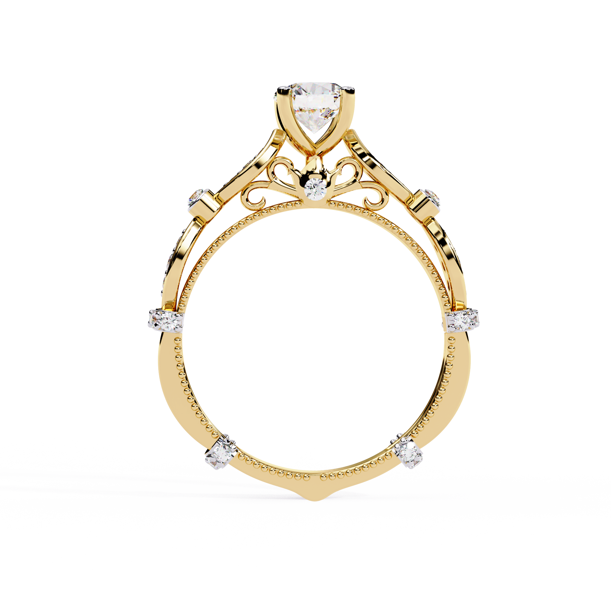Seraphina Spark Ring - 0.6 ct round