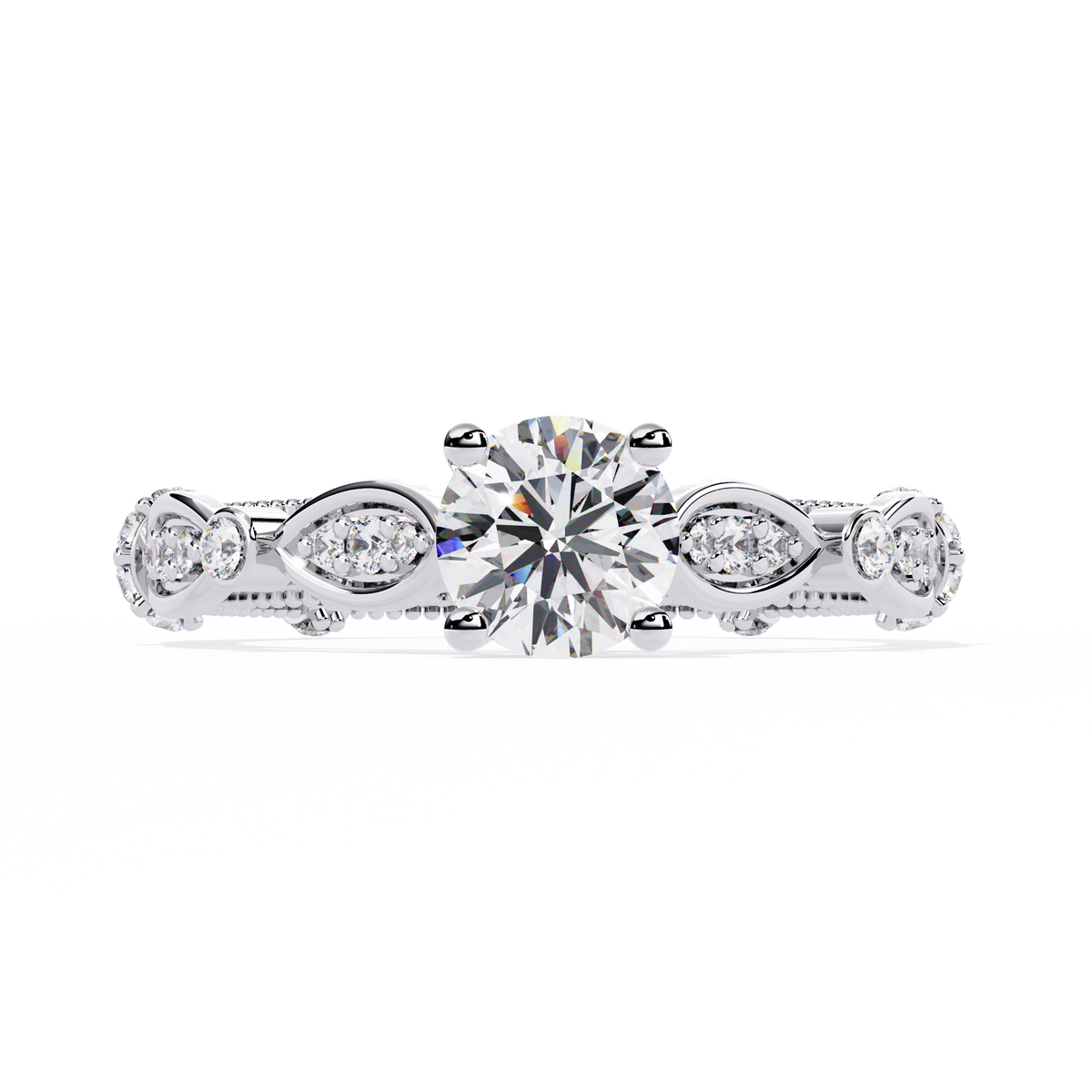 14 kt / White Gold / 7