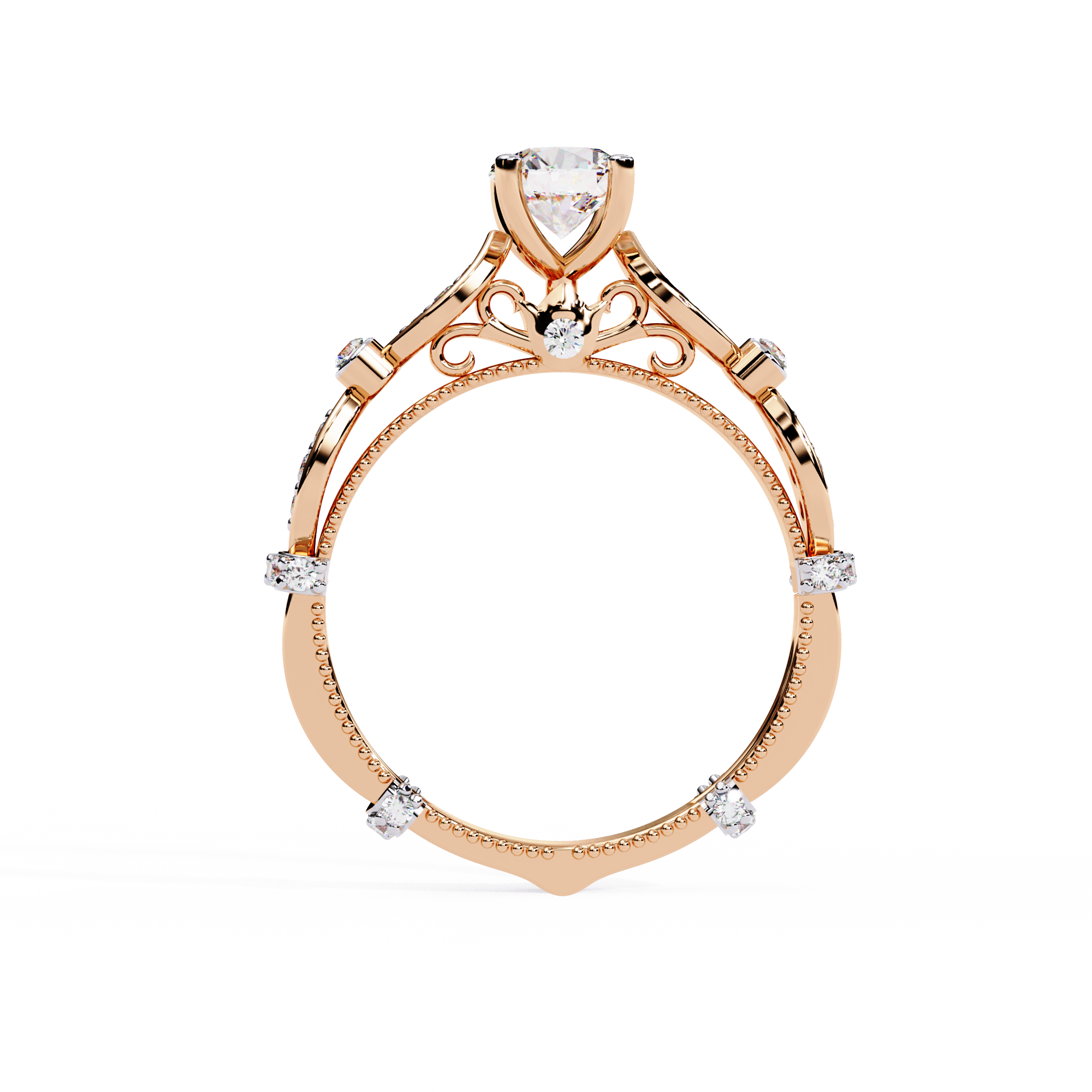 Seraphina Spark Ring - 0.6 ct round