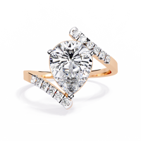 Astra Ring - 1 ct pear