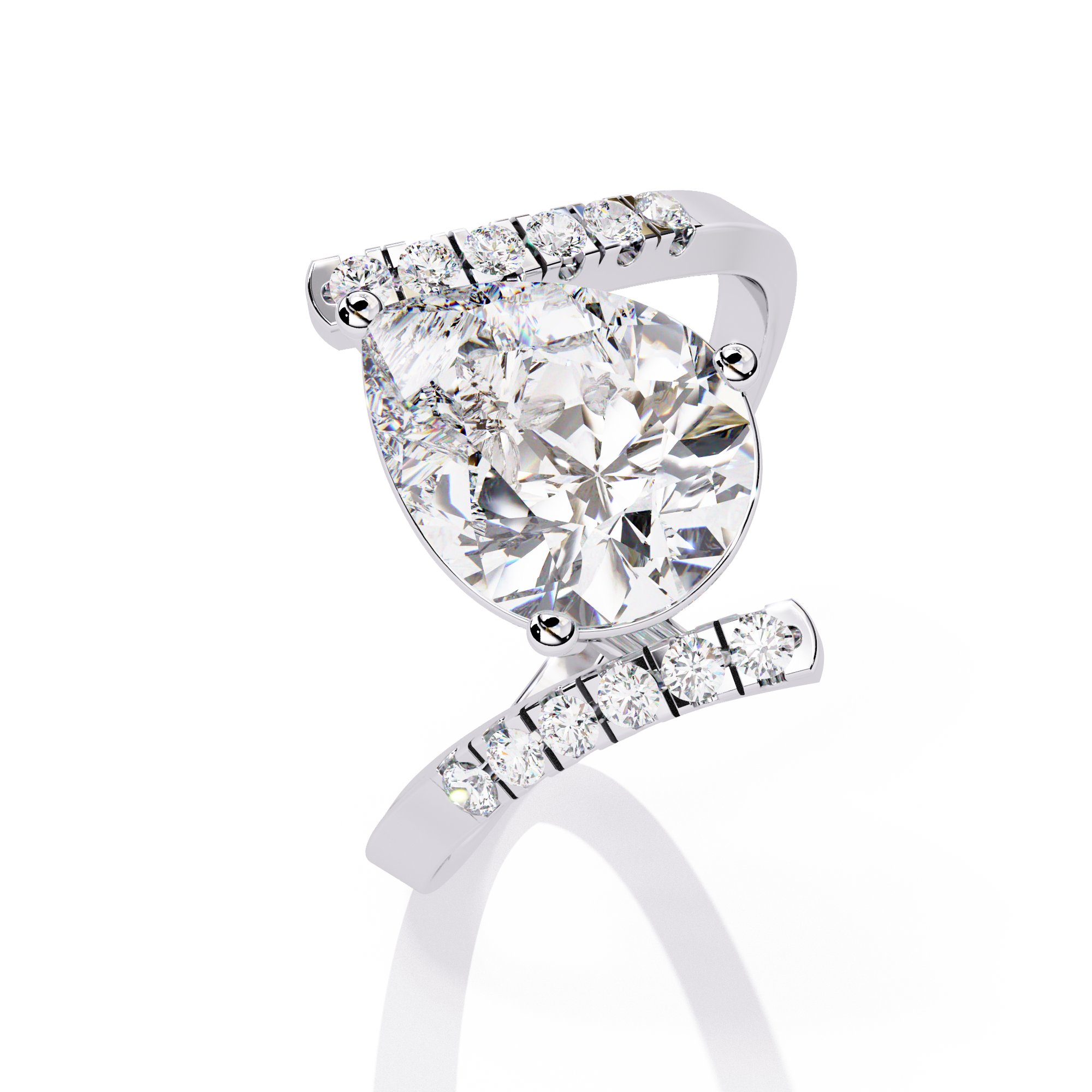 Astra Ring - 1 ct pear