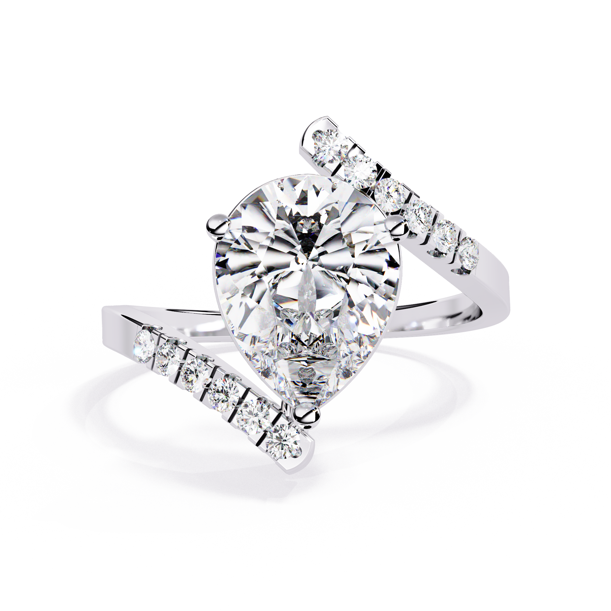 Astra Ring - 1 ct pear