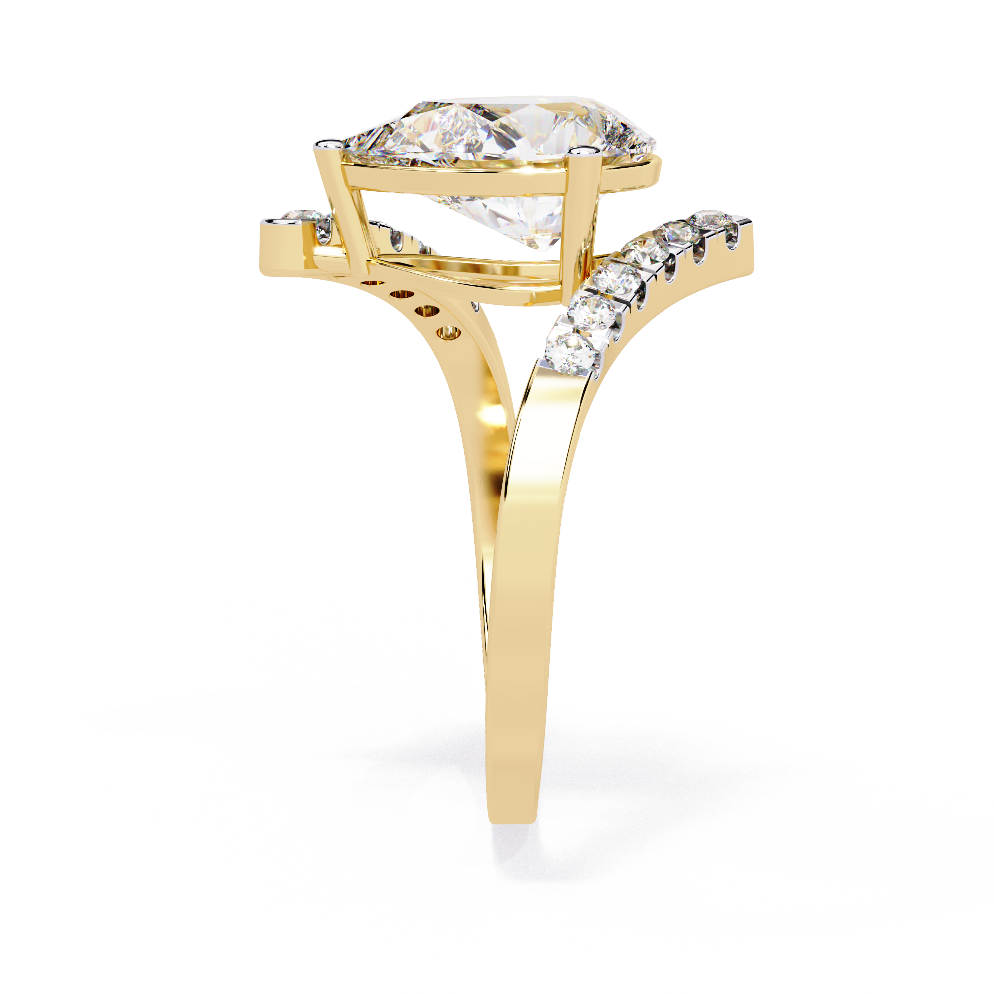 Astra Ring - 1 ct pear
