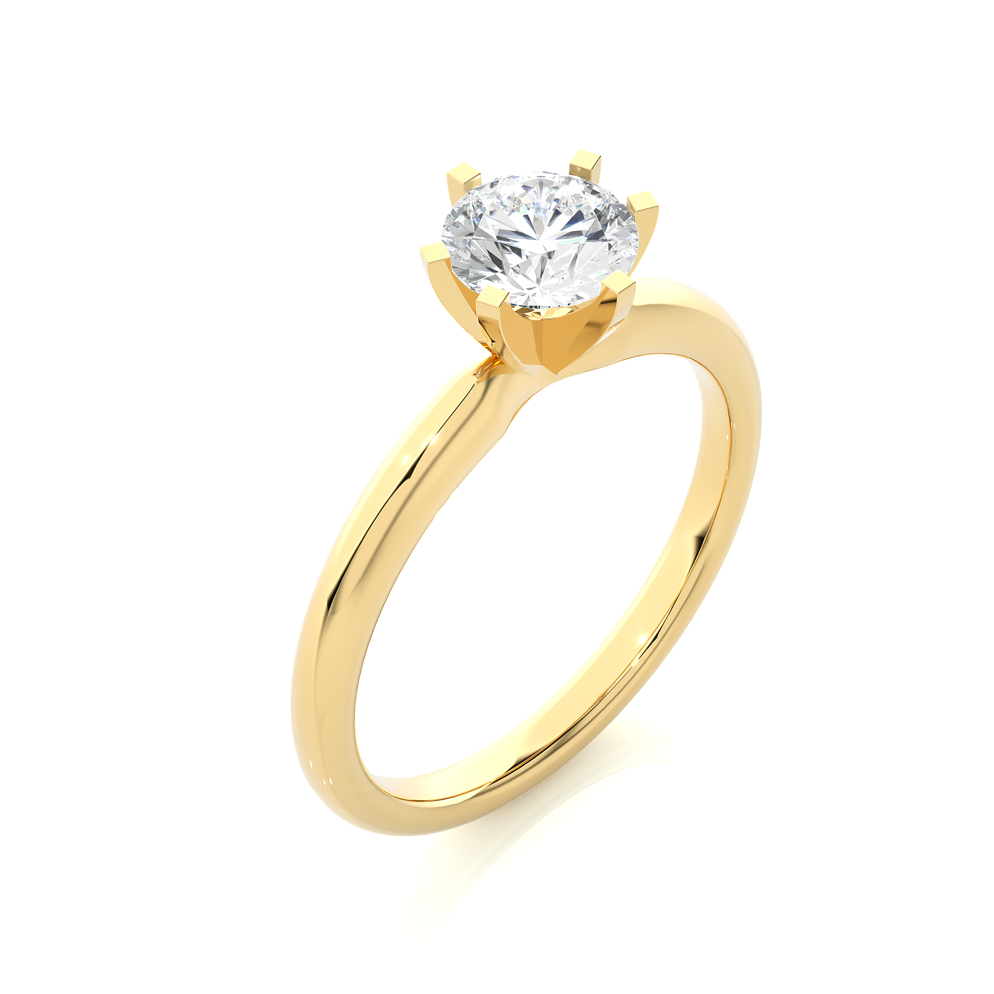 Ecliptic Glow Ring - 1.2 ct round