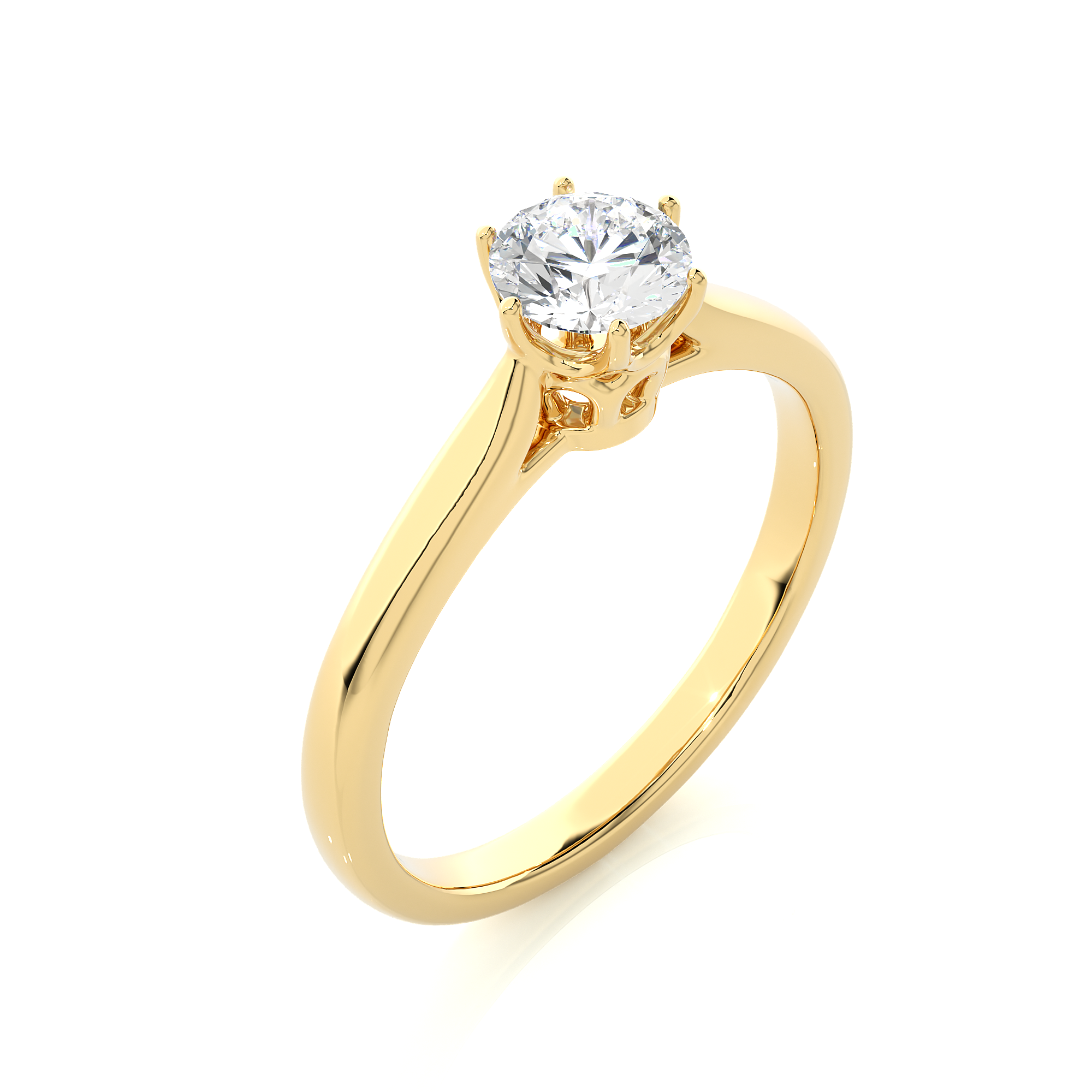 Aura Ring - 0.5 cts round