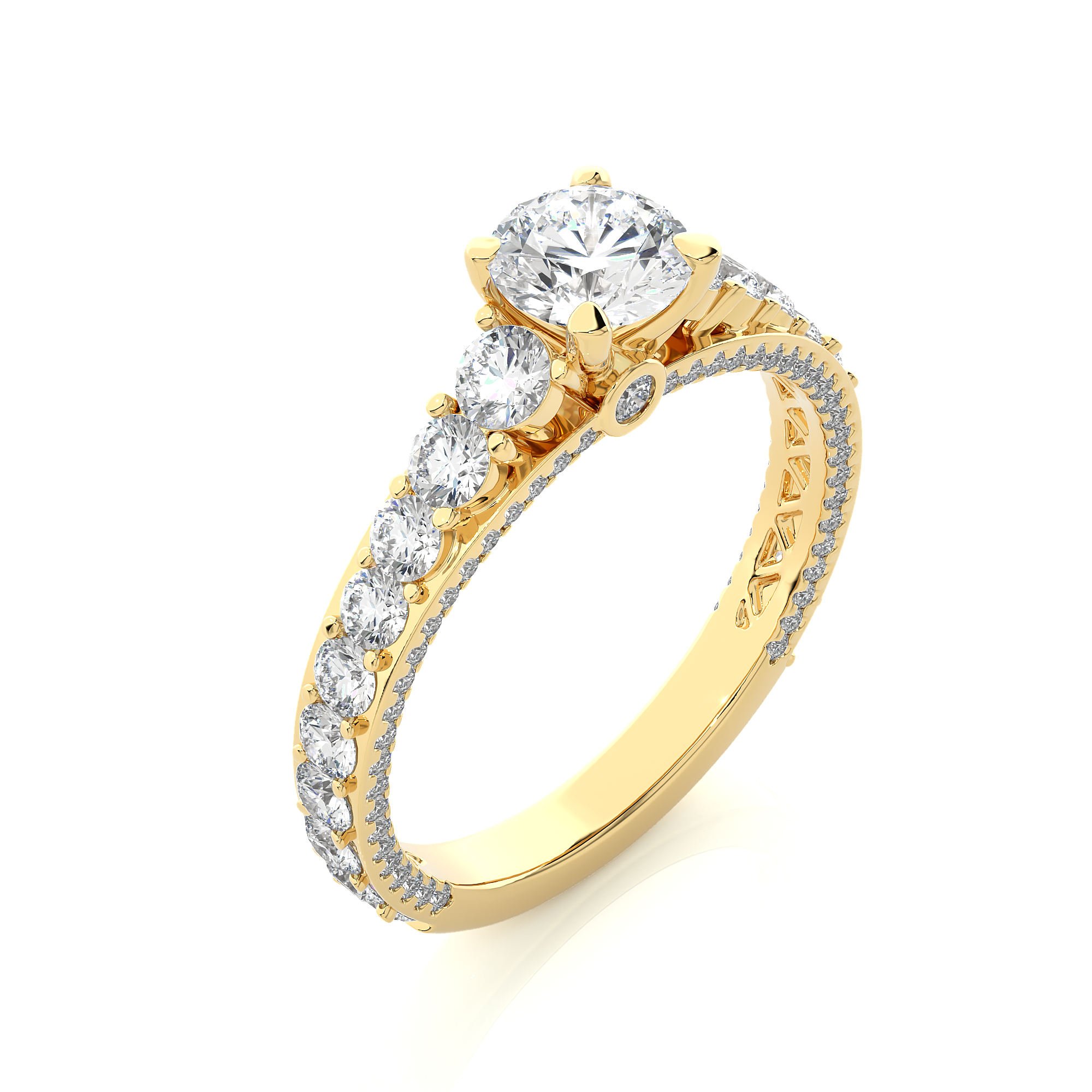 Echelon Spark Ring - 0.6 ct round