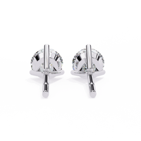 1 ct Round studs - Martini setting