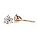 1 ct Round studs - Martini setting
