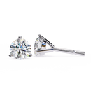 1 ct Round studs - Martini setting