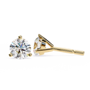 1 ct Round studs - Martini setting