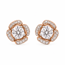 Rosette Diamond Studs